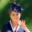 Sarah Ferguson, duchesse d'York, au mariage du prince Harry et de Meghan Markle au château de Windsor, le 19 mai 2018.