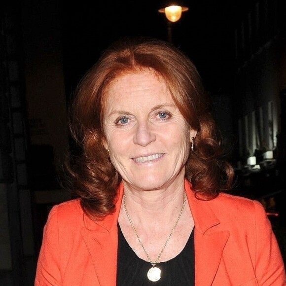 Exclusif - Sarah Ferguson, duchesse d'York quitte le club Lou Lou's à Londres le 10 mai 2018.