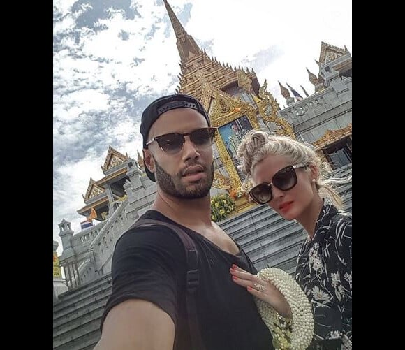 Tatiana-Laurence et Xavier Delarue en voyage en Thaïlande pour leur 12 ans de mariage - Instagram, 28 juillet 2018