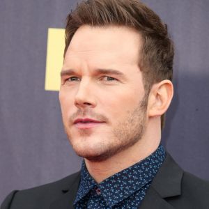 Chris Pratt - Les célébrités posent lors du photocall de la soirée des "MTV Movie And TV Awards" à Santa Monica le 16 juin 2018.