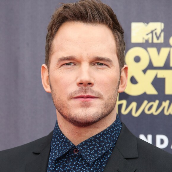Chris Pratt - Les célébrités posent lors du photocall de la soirée des "MTV Movie And TV Awards" à Santa Monica le 16 juin 2018.
