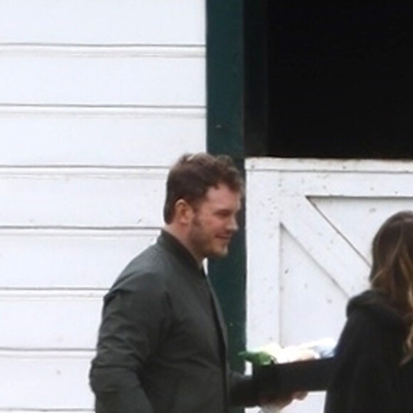 Exclusif - Chris Pratt et Katherine Schwarzenegger font un pique-nique à Santa Barbara, le 17 juin 2018.