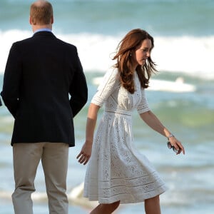 The Duke and Duchess of Cambridge view a surf life-saving display and meet volunteers at Manly Beach, Sydney, during the twelfth day of the Duke and Duchess of Cambridge's official tour to New Zealand and Australia. Friday April 18, 2014. Photo by Anthony Devlin/PA wire/ABACAPRESS.COM18/04/2014 - Sydney