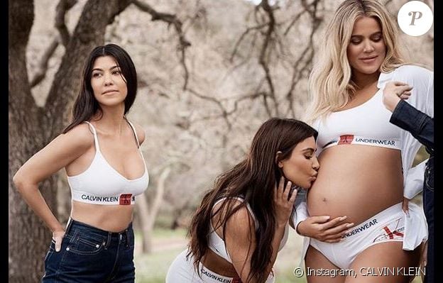 Kourtney, Kim et Khloé Kardashian. Août 2018.
