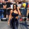 Kim Kardashian à son arrivée à El Capitan Entertainment à Hollywood, le 30 juillet 2018