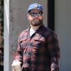 Exclusif - Jack Osbourne a été aperçu une glace à la main dans les rues de Studio City à Los Angeles, le 17 juillet 2018.