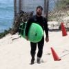 Exclusif - Jack Osbourne profite d'une belle journée ensoleillée sur une plage à Malibu, le 16 mai 2018