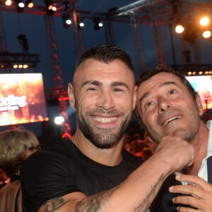 Semi-Exclusif - Yohan Lidon, 17 fois champion du monde de K1, Muay thaï, boxe thaï et Bernard Montiel - Les people assistent à l'édition Fight Night 2018 à Saint-Tropez le 4 Août 2018 © Rachid Bellak / Bestimage