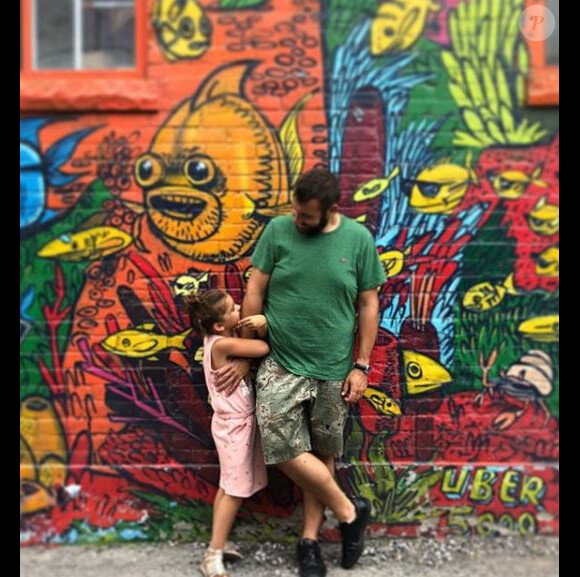 Laurent Ournac et sa fille Ludivine à Toronto, au Canada - Instagram, 31 juillet 2018