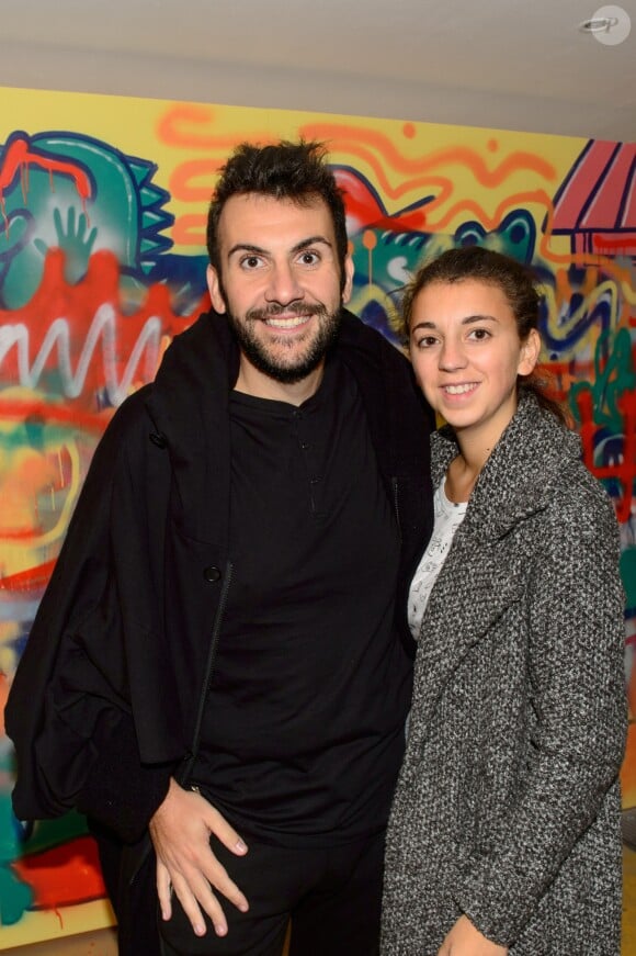 Exclusif - Laurent Ournac et sa femme Ludivine -  Croco Kids Party Lacoste au Pavillon Puebla à Paris le 16 septembre 2015.