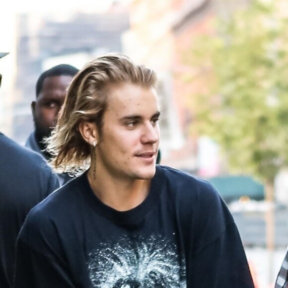 Hailey Baldwin et son fiancé Justin Bieber à New York, le 8 août 2018