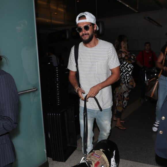 Tom Kaulitz à l'aéroport LAX à Los Angeles, le 12 août 2018.