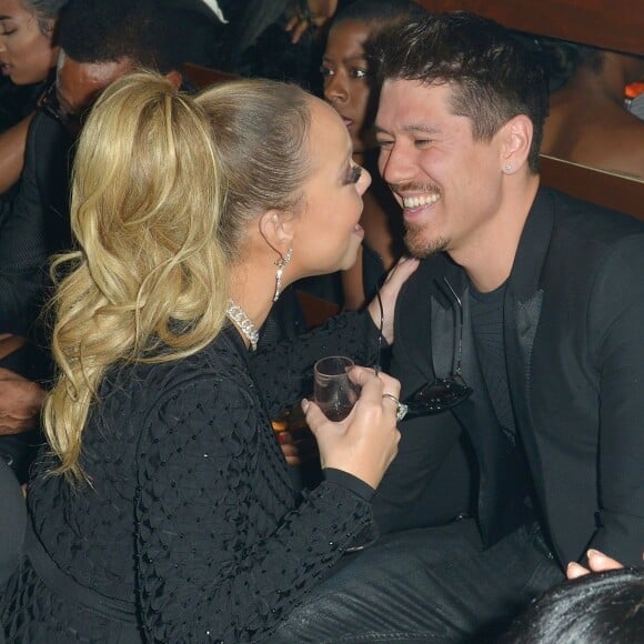 Mariah Carey et son compagnon Bryan Tanaka - Soirée d'anniversaire de Floyd Mayweather à Los Angeles, le 24 février 2018.