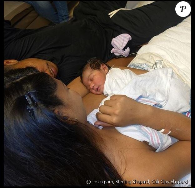 Chanel Iman et Sterling Shepard ont donné naissance à leur 1er enfant, une fille prénommée Cali Clay. Le 10 août 2018.