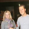 Michael Schumacher et sa femme Corinna à l'avant-première du film Astérix à Paris le 13 janvier 2008.