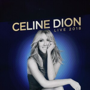 Celine Dion en concert lors de sa tournée "Celine Dion Live 2018" au Qudos Bank Arena de Sydney en Australie le 27 juillet 2018