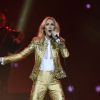 Celine Dion en concert lors de sa tournée "Celine Dion Live 2018" au Qudos Bank Arena de Sydney en Australie le 27 juillet 2018