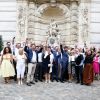 Exclusif - Mariage civil de Christophe Beaugrand et de Ghislain Gerin à Paris le 25 juillet 2018. © Dominique Jacovides/Bestimage