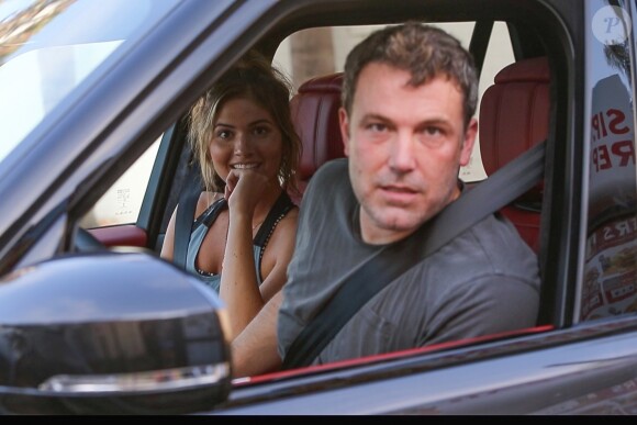 Ben Affleck et sa supposée petite amie Shauna Sexton sont allés acheter de la nourriture à emporter chez Jack in the Box à Los Angeles, le 19 août 2018