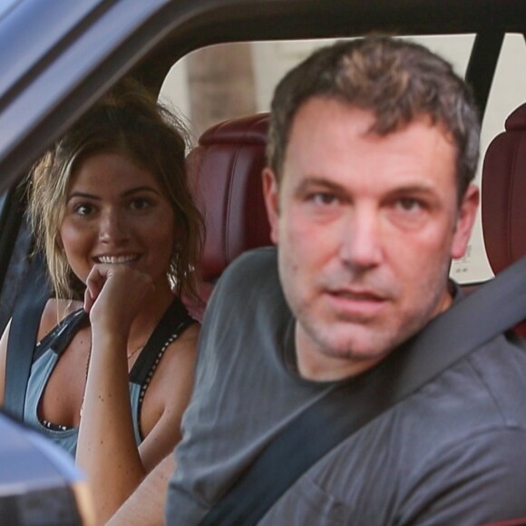 Ben Affleck et sa supposée petite amie Shauna Sexton sont allés acheter de la nourriture à emporter chez Jack in the Box à Los Angeles, le 19 août 2018