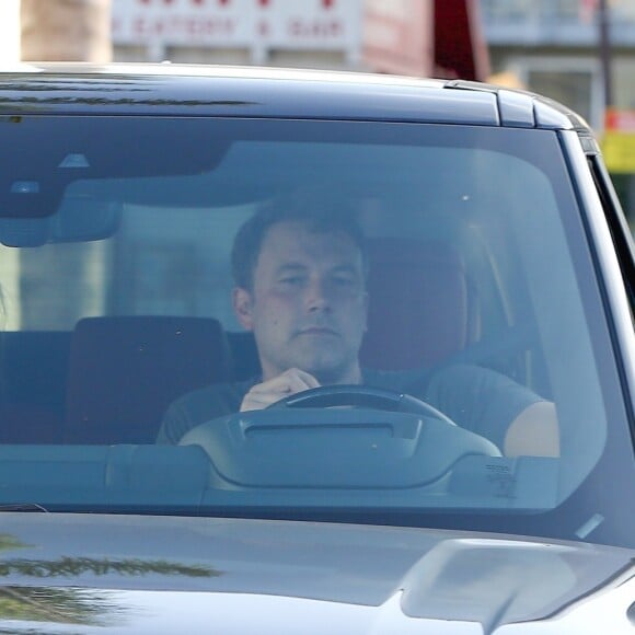 Ben Affleck et sa supposée petite amie Shauna Sexton sont allés acheter de la nourriture à emporter chez Jack in the Box à Los Angeles, le 19 août 2018