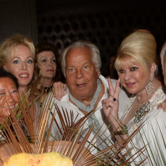 Exclusif - Jeanne d'Hauteserre (maire du 8ème arrondissement), la princesse Camilla de Bourbon des Deux-Siciles, Massimo Gargia, Ivana Trump - Massimo Gargia fête son 78ème anniversaire à l'hôtel de Paris à Saint-Tropez, Côte d'Azur, France, le 19 août 2018. © Rachid Bellak/Bestimage