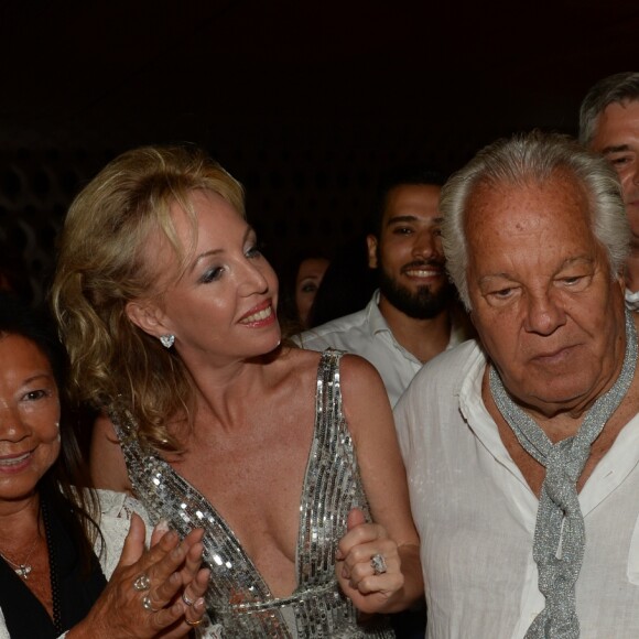 Exclusif - Jeanne d'Hauteserre (maire du 8ème arrondissement), la princesse Camilla de Bourbon des Deux-Siciles, Massimo Gargia, Ivana Trump - Massimo Gargia fête son 78ème anniversaire à l'hôtel de Paris à Saint-Tropez, Côte d'Azur, France, le 19 août 2018. © Rachid Bellak/Bestimage