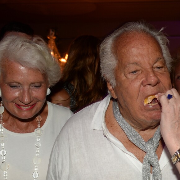 Exclusif - Massimo Gargia et Ivana Trump - Massimo Gargia fête son 78ème anniversaire à l'hôtel de Paris à Saint-Tropez, Côte d'Azur, France, le 19 août 2018. © Rachid Bellak/Bestimage