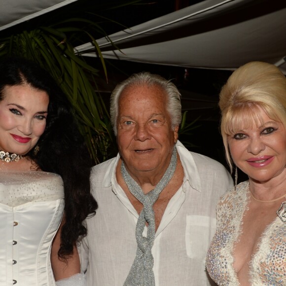 Exclusif - Lamia Khashoggi, Massimo Gargia et Ivana Trump - Massimo Gargia fête son 78ème anniversaire à l'hôtel de Paris à Saint-Tropez, Côte d'Azur, France, le 19 août 2018. © Rachid Bellak/Bestimage