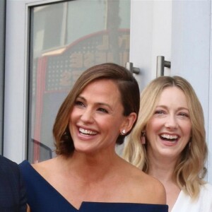 Steve Carell, Jennifer Garner, Judy Greer et Bryan Cranston - L'actrice reçoit son étoile sur le Walk Of Fame à Hollywood, Los Angeles, le 20 août 2018.