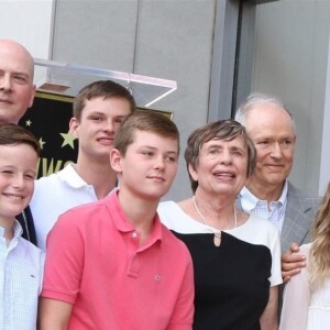 Jennifer Garner avec sa famille William John Garner, Violet Affleck, Samuel Affleck, Jennifer Garner, Seraphina Affleck, Susannah Kay Garner Carpenter et Melissa Garner Wylie - L'actrice reçoit son étoile sur le Walk Of Fame à Hollywood, Los Angeles, le 20 août 2018.