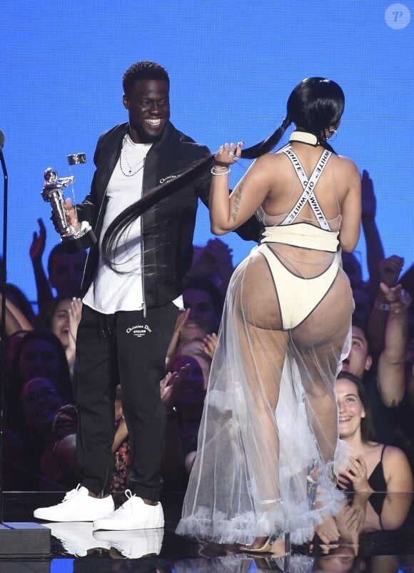 Nicki Minaj, lauréate du prix de Meilleur Clip de Hip Hop (pour la chanson Chun Li) - MTV Video Music Awards 2018 au Radio City Music Hall. New York, le 20 août 2018.