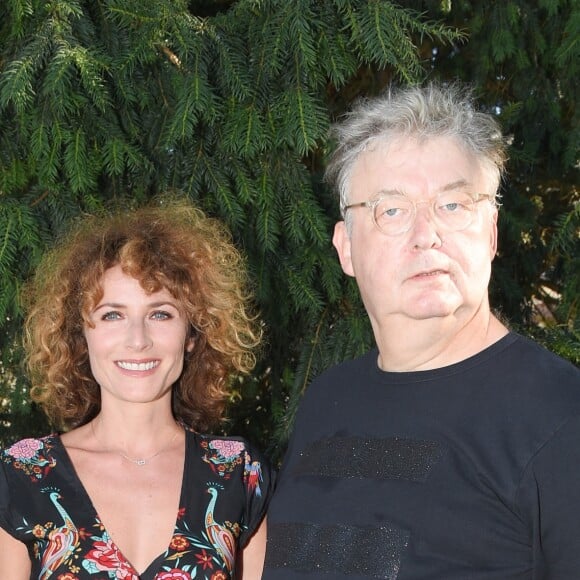 Elsa Lunghini et Dominique Besnehard lors du premier jour de la 11ème édition du festival du Film Francophone d'Angoulême, France, le 21 août 2018. © Coadic Guirec/Bestimage