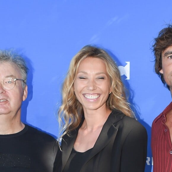 Dominique Besnehard, Laura Smet et Nicolas Herman lors du premier jour de la 11ème édition du festival du Film Francophone d'Angoulême, France, le 21 août 2018. © Coadic Guirec/Bestimage