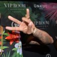Booba (Élie Yaffa) - Showcase de Booba au VIP Room à Cannes le 19 mai 2014.