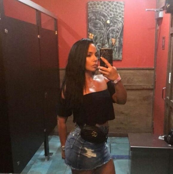 Patricia Vinces, l'ex-compagne de Booba, pose sur Instagram le 18 juillet 2018.