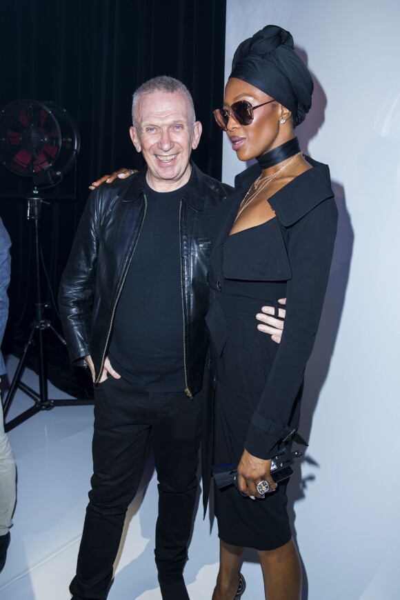 Jean-Paul Gaultier et Naomi Campbell au défilé Haute-Couture automne-hiver 2018/2019, à Paris. Le 4 juillet 2018 © Olivier Borde / Bestimage