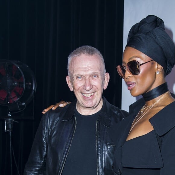 Jean-Paul Gaultier et Naomi Campbell au défilé Haute-Couture automne-hiver 2018/2019, à Paris. Le 4 juillet 2018 © Olivier Borde / Bestimage