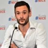 Hugo Lloris, le gardien et capitaine de l'équipe de France de Football, pendant le point presse à la mairie de Nice le 18 juillet 2018. Il a été fêté par la ville de Nice 3 jours après sa victoire à la finale de la Coupe du Monde 2018 © Bruno Bebert/ Bestimage Hugo