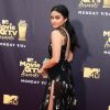 Camila Mendes - Les célébrités posent lors du photocall de la soirée des "MTV Movie And TV Awards" à Santa Monica le 16 juin 2018.