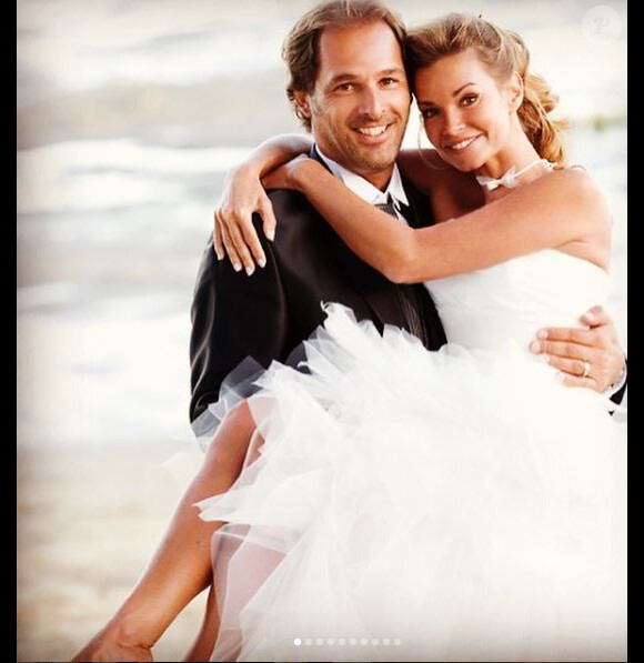 Ingrid Chauvin a partagé des photos de son mariage sur Instagram, à l'occasion de ses 7 ans avec son mari Thierry. Le 27 août 2018