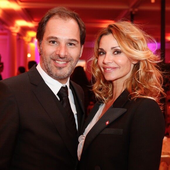 Exclusif - Ingrid Chauvin et son mari Thierry Peythieu - Gala du Coeur donné au profit de l'association Mécénat Chirurgie Cardiaque, avec un récital du pianiste Miroslav Kultyshev à la Salle Gaveau à Paris le 30 janvier 2017. © Philippe Doignon/Bestimage