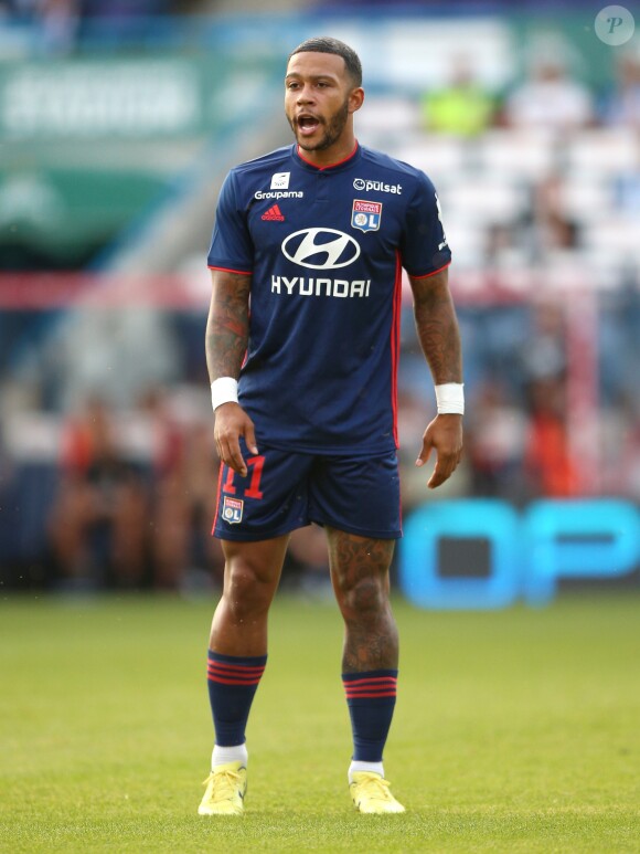 Memphis Depay à Huddersfield le 25 juillet 2018.