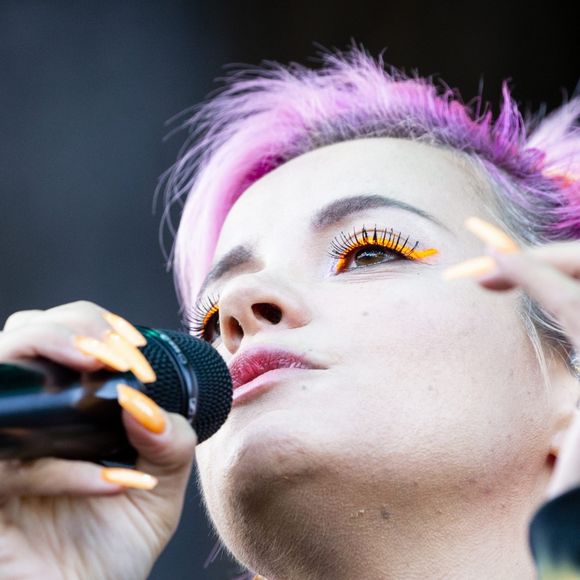Lily Allen sur scène lors du Way out Music Festival à Göteborg, Suède le 9 août 2018.