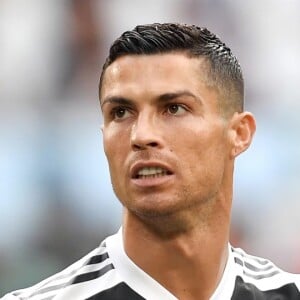 Cristiano Ronaldo lors du match de Série A, Juventus contre la Lazio à l'Allianz Stadium à Turin, la Juventus remporte le macth 2 à 0, à Turin, le 25 août 2018.