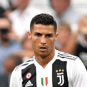 Cristiano Ronaldo lors du match de Série A, Juventus contre la Lazio à l'Allianz Stadium à Turin, la Juventus remporte le macth 2 à 0, à Turin, le 25 août 2018.