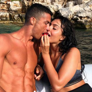 Cristiano Ronaldo et Georgina Rodriguez en vacances en Grèce, photo Instagram du 8 juillet 2018