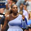 Match de Serena Williams contre Kaia Kanepi à l'US Open au Billie Jean King center à New York le 2 septembre 2018. adows