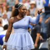 Match de Serena Williams contre Kaia Kanepi à l'US Open au Billie Jean King center à New York le 2 septembre 2018.