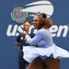 Match de Serena Williams contre Kaia Kanepi à l'US Open au Billie Jean King center à New York le 2 septembre 2018.